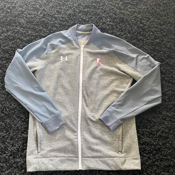 Under Armour zip up mens medium (FALCONS) - Picture 1 of 7